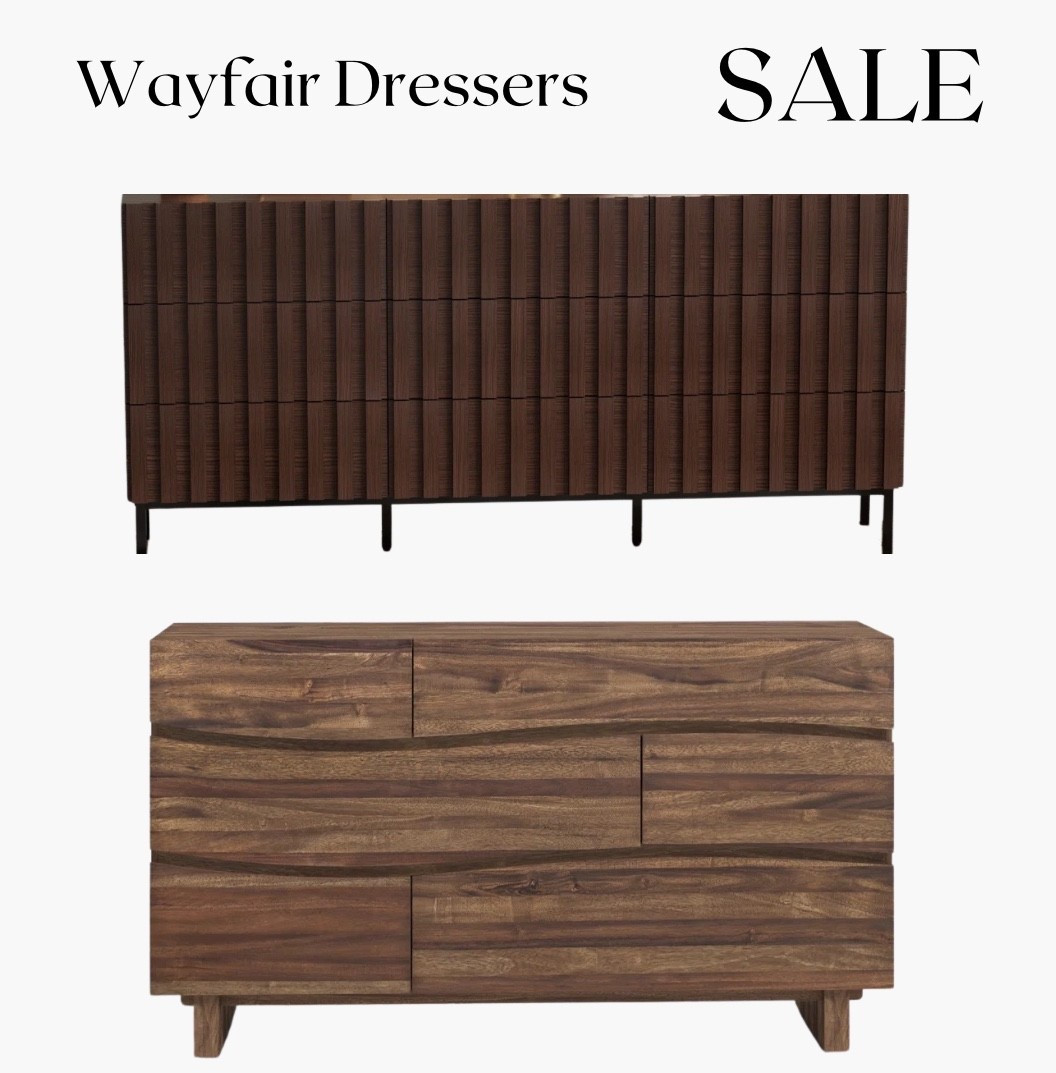 Shop Wayfairs latest dressers for your bedroom! Up to 70% off now with the Wayfairs Labour Day sale!

Wooden dresser, modern dresser, bedroom dresser, bedroom furniture, bedroom finds, bedroom decor, home decor from Wayfair, Wayfair finds, Wayfair Labour Day sale, Wayfair sale finds, storage solutions, modern decor, farmhouse decor, mid century decor

#LTKSaleAlert #LTKHome #LTKU
