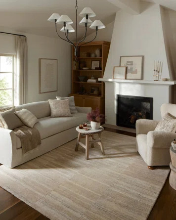 Amber Lewis x Loloi Rocky Natural / Sand Area Rug | Wayfair North America