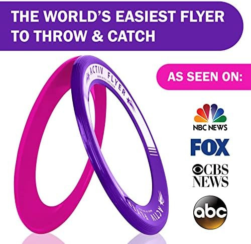 Activ Life Kid's Flying Rings [2 Pack] Fly Straight & Don’t Hurt - 80% Lighter Than Standard Flying  | Amazon (US)