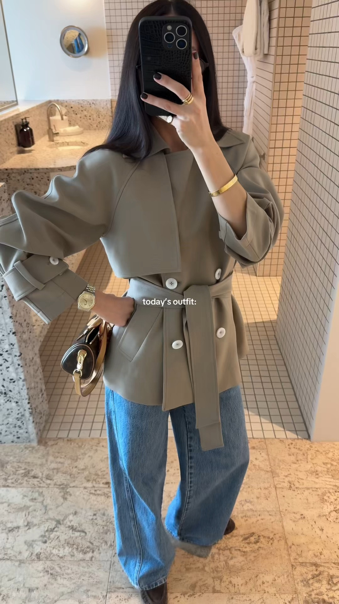 this TRENCH — wearing a size 6 🤎

#LTKautumn #LTKstyletip #LTKpetite