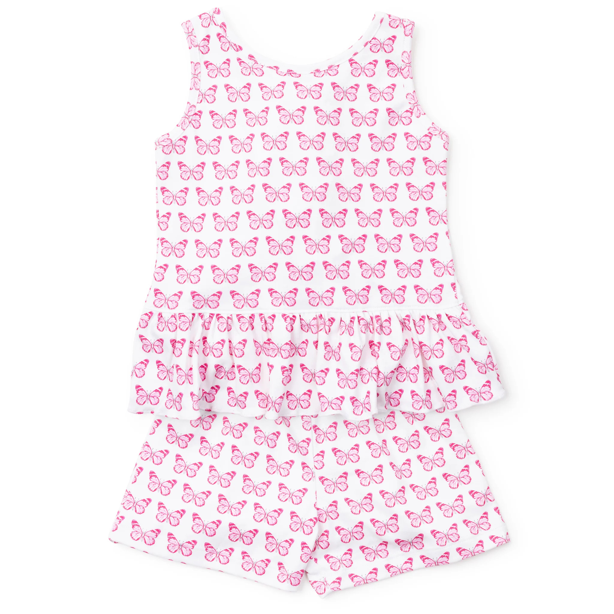 Poppy Girls' Short Set - Cartie Butterflies | Lila and Hayes
