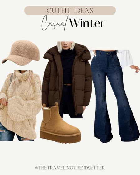 Coat - Amazon coats - puffer jacket - chunky sweater - hat - Ugg boots 
Denim Amazon, outfits, winter, outfits, ski outfits, casual, winter outfits, look-alike, UGG boots, designer, inspired, boujee on a  budget, designer, inspired, designer, look-alike, snow, boots, platform boots

#LTKfindsunder50 #LTKshoecrush #LTKtravel