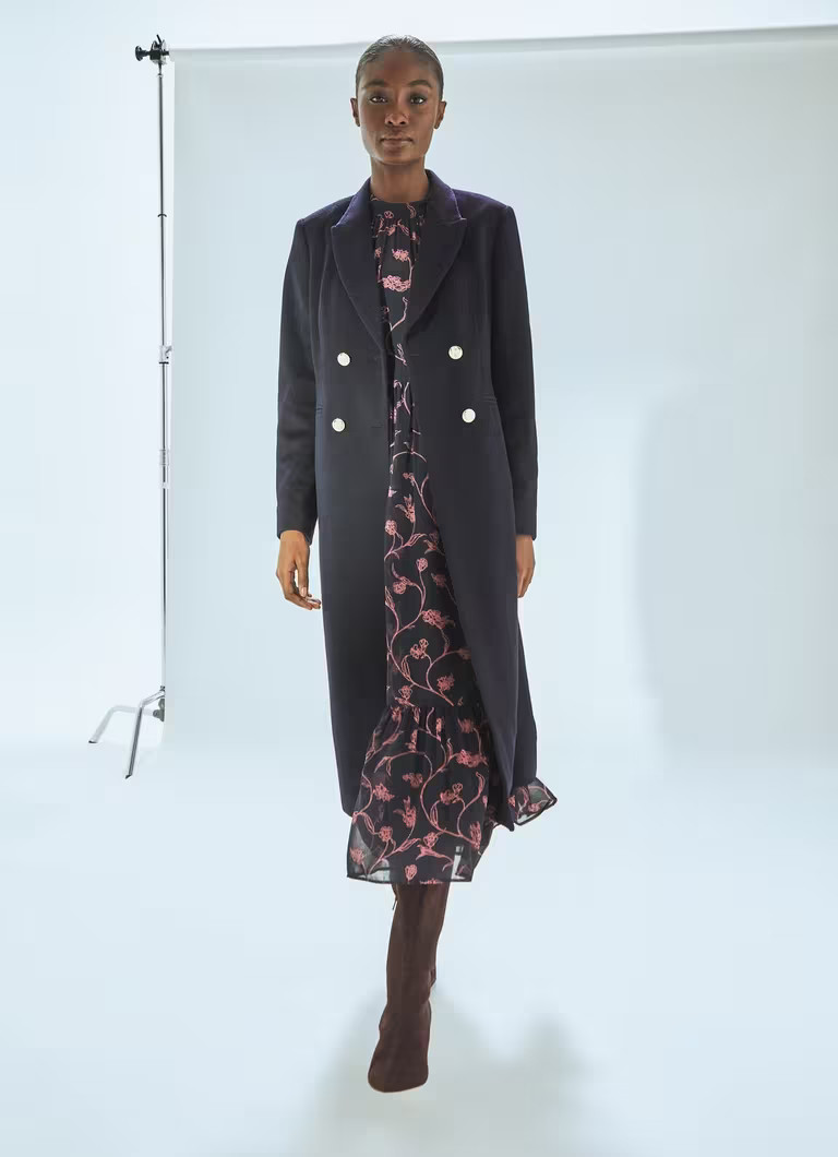 Mariner Navy Coat | L.K. Bennett (UK)