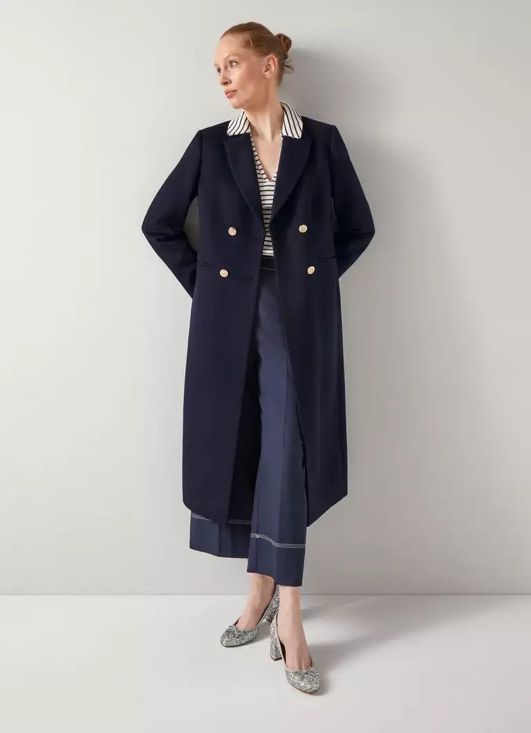 Mariner Navy Coat | L.K. Bennett (UK)