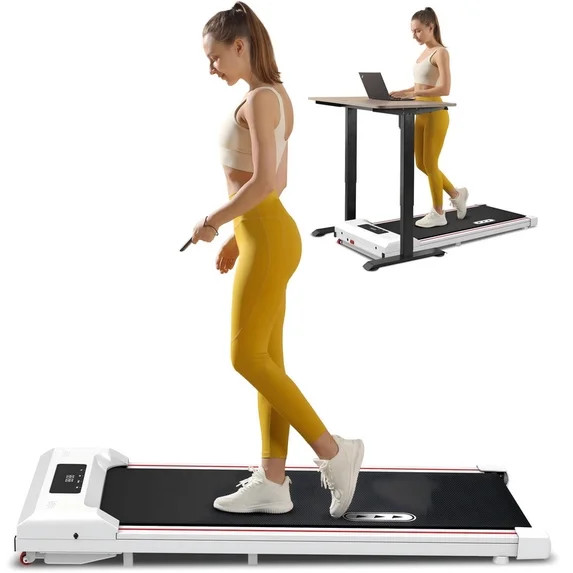 Redliro Walking Pad Under Desk Treadmill 265LBS 2.25HP Running Machine for Home Office | Walmart (US)