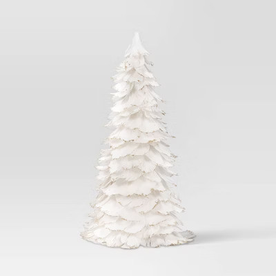 Medium Feather Christmas Tree White - Threshold™ | Target