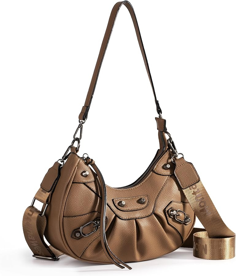 Montana West Cute Shoulder Hobo Bags for Women Trendy Mini Purses Leather Clutch Purse and Handba... | Amazon (US)