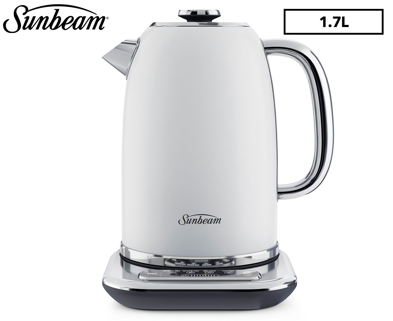 Sunbeam 1.7L Alinea Select Kettle - Ocean Mist White KE2800W | Catch.com.au