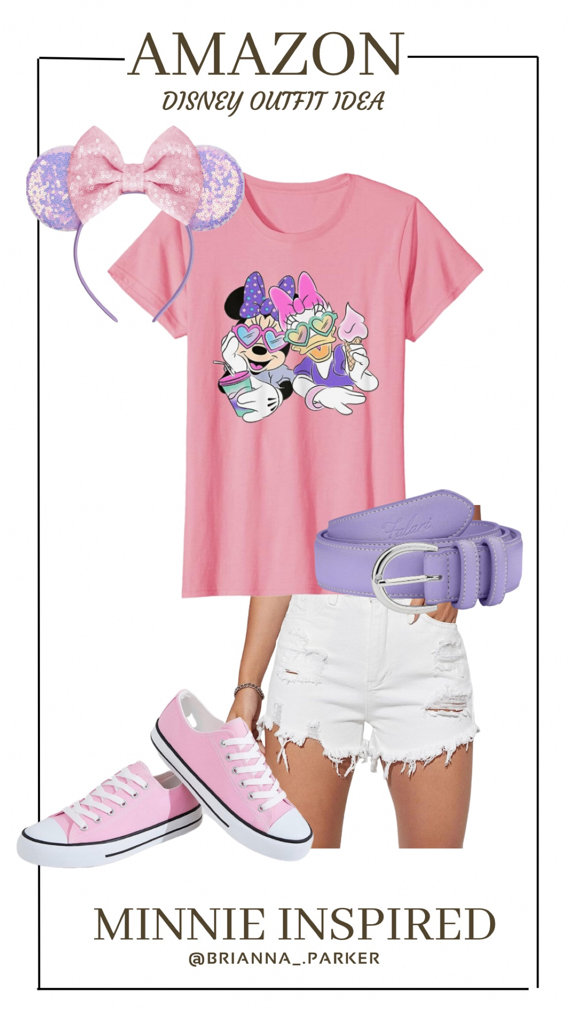 Disney World Outfit Inspiration, Minnie Mouse Outfit, Daisy Duck Outfit, Pink & Purple Disney, Girly Disney Outfit, Mickey Ears.

#LTKfamily #LTKtravel #LTKstyletip