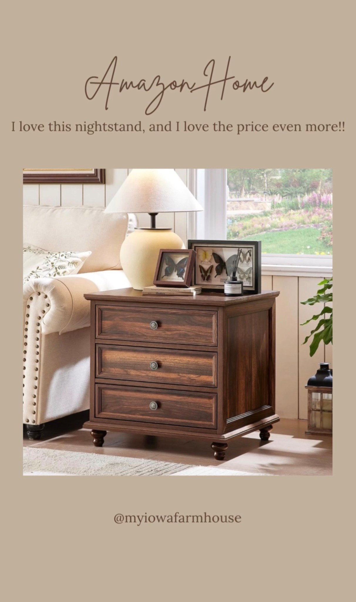 This nightstand from Amazon is the perfect size and color and the price is so good, and it’s on sale! ￼

#LTKHome #LTKSaleAlert