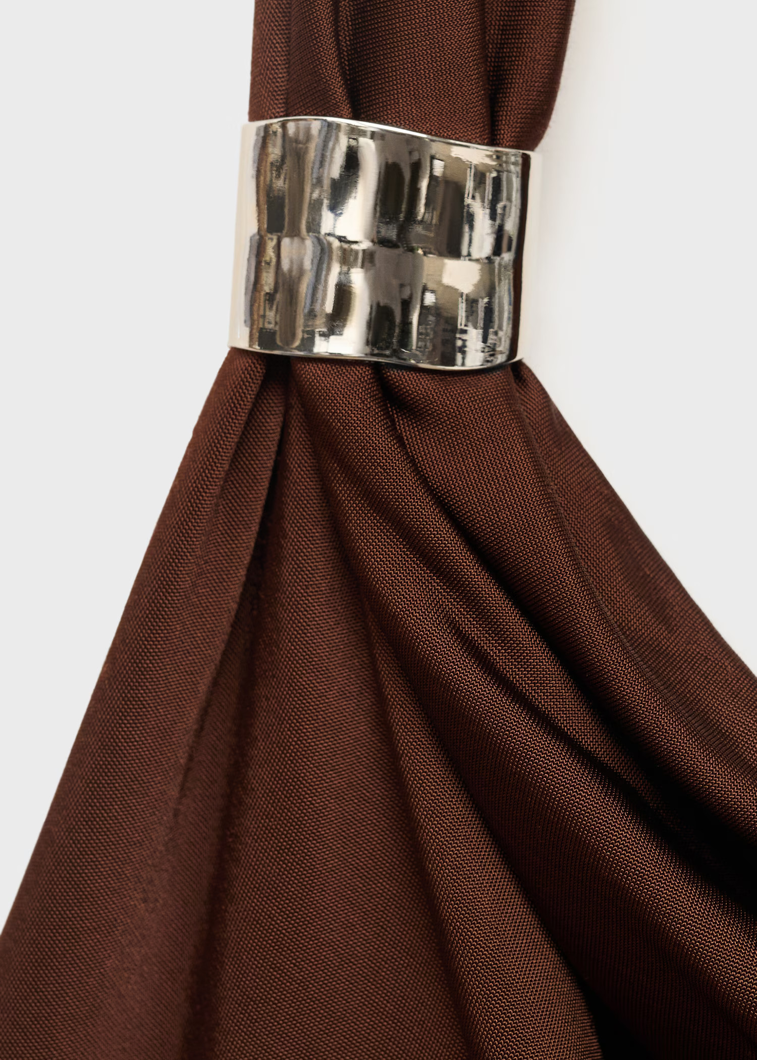 Draped top with metallic detail - Women | MANGO USA | Mango (US/MX/AU)