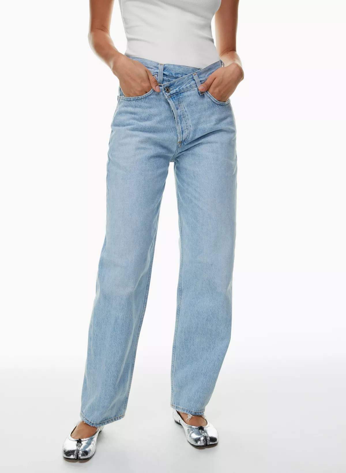 CRISS CROSS UPSIZED JEAN | Aritzia