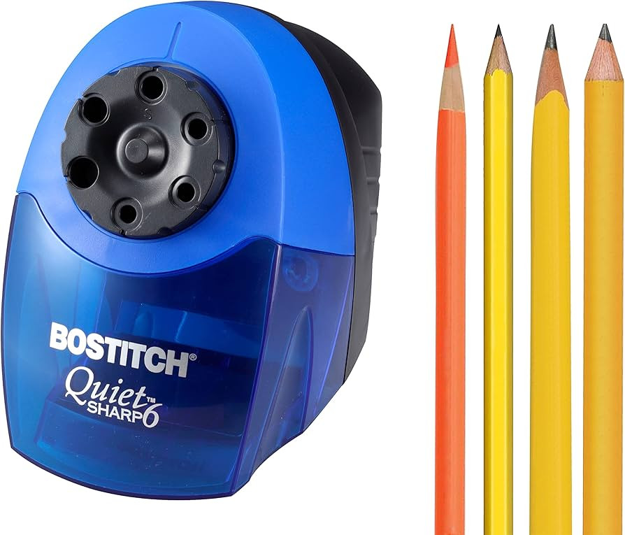 Bostitch Office QuietSharp 6 Electric Pencil Sharpener, Heavy Duty Classroom Sharpener, Size Sele... | Amazon (US)
