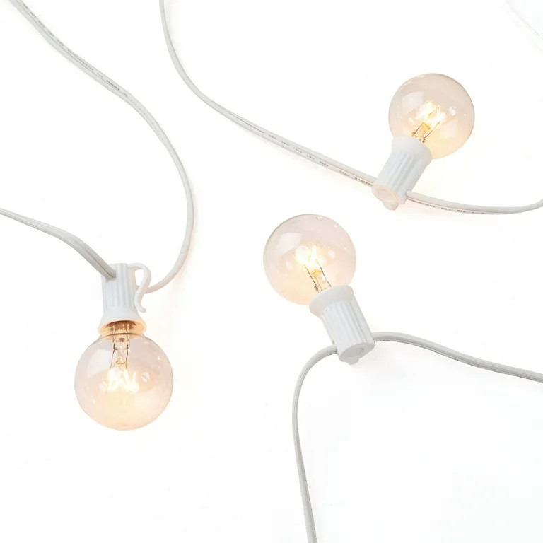 Better Homes & Gardens 22 Light Outdoor / Indoor 20’ Plug-in Globe Bulb String Light | Walmart (US)