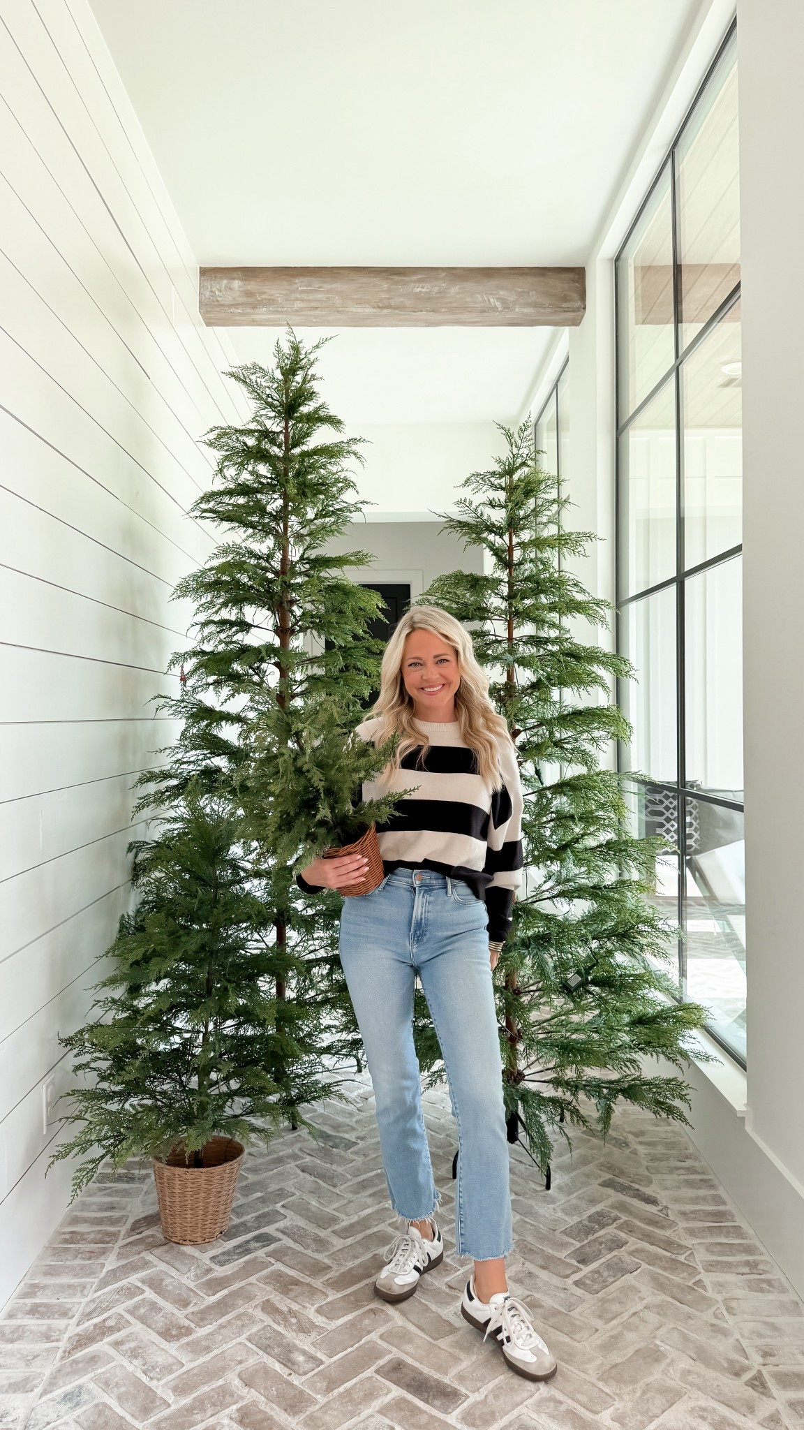 The viral Walmart Christmas trees are now available in five sizes - 2FT, 4FT, 7.5ft, 9ft and 12ft! High sell out risk! 

Christmas  / Christmas tree / my Texas house / Walmart Christmas / holiday / holiday decor / Christmas decor / pre-lit Christmas tree / viral Christmas tree / Walmart home / fall outfit / fall top / sweater / jeans / anthro / Anthropologie 
