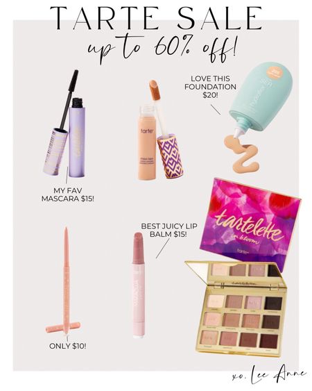 Tarte makeup still on sale! Up to 60%

Lee Anne Benjamin 🤍

#LTKbeauty #LTKunder50 #LTKSale