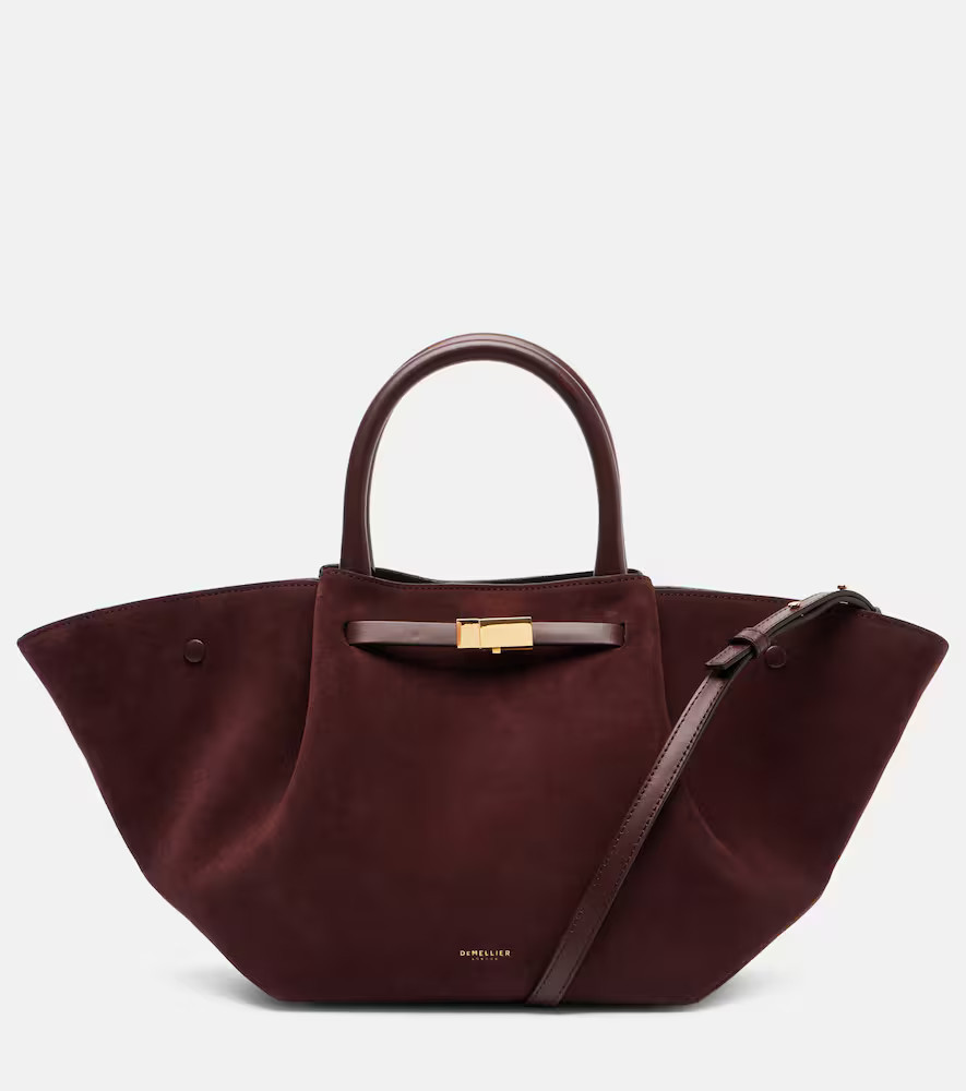 DeMellier New York Midi suede tote bag | Mytheresa (INTL)