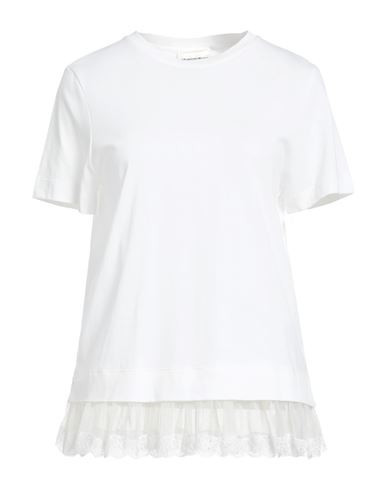 Couture Woman T-shirt White Size S Cotton, Polyamide | YOOX (US)