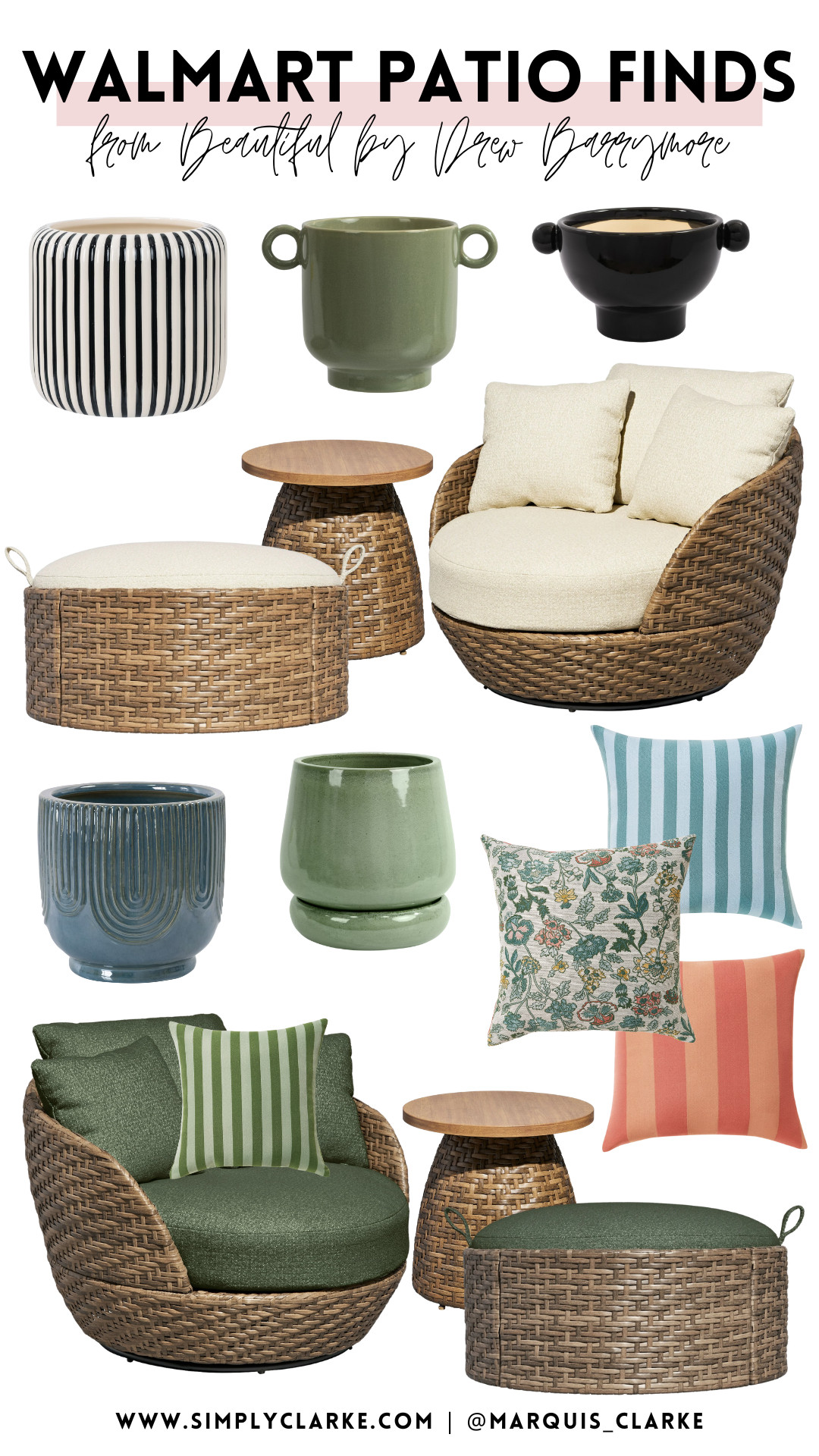 Outdoor refresh made easy with Walmart patio finds from Beautiful by Drew Barrymore! Stylish, comfy, and perfect for spring entertaining!  

 #LTKSeasonal #LTKHome