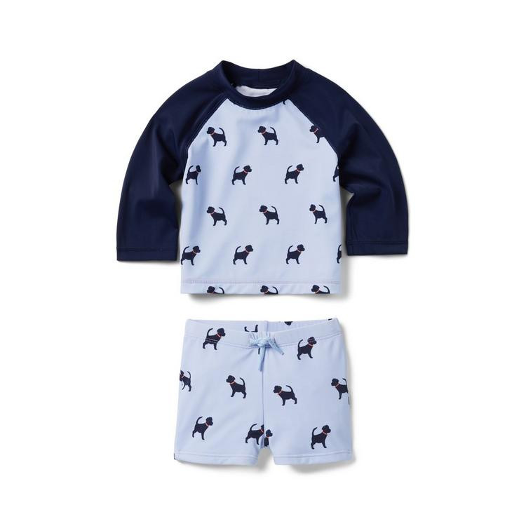 Baby Dog Rash Guard Set | Janie and Jack