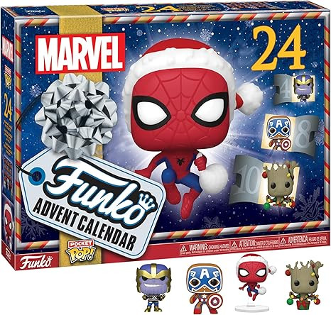 Funko Pop! Advent Calendar: Marvel - Holiday, Multicolor, One Size | Amazon (US)