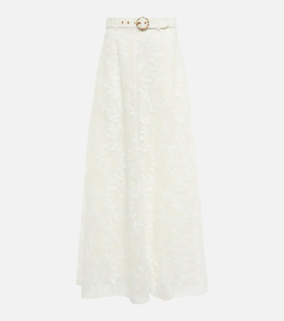 Exclusive to Mytheresa – Floral linen and silk maxi skirt | Mytheresa (US/CA)