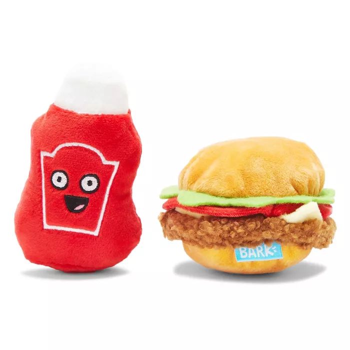 Bark Ketchup and Burger Dog Toy | Target