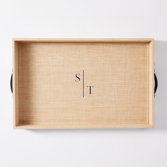 Montauk Raffia Tray | Mark and Graham