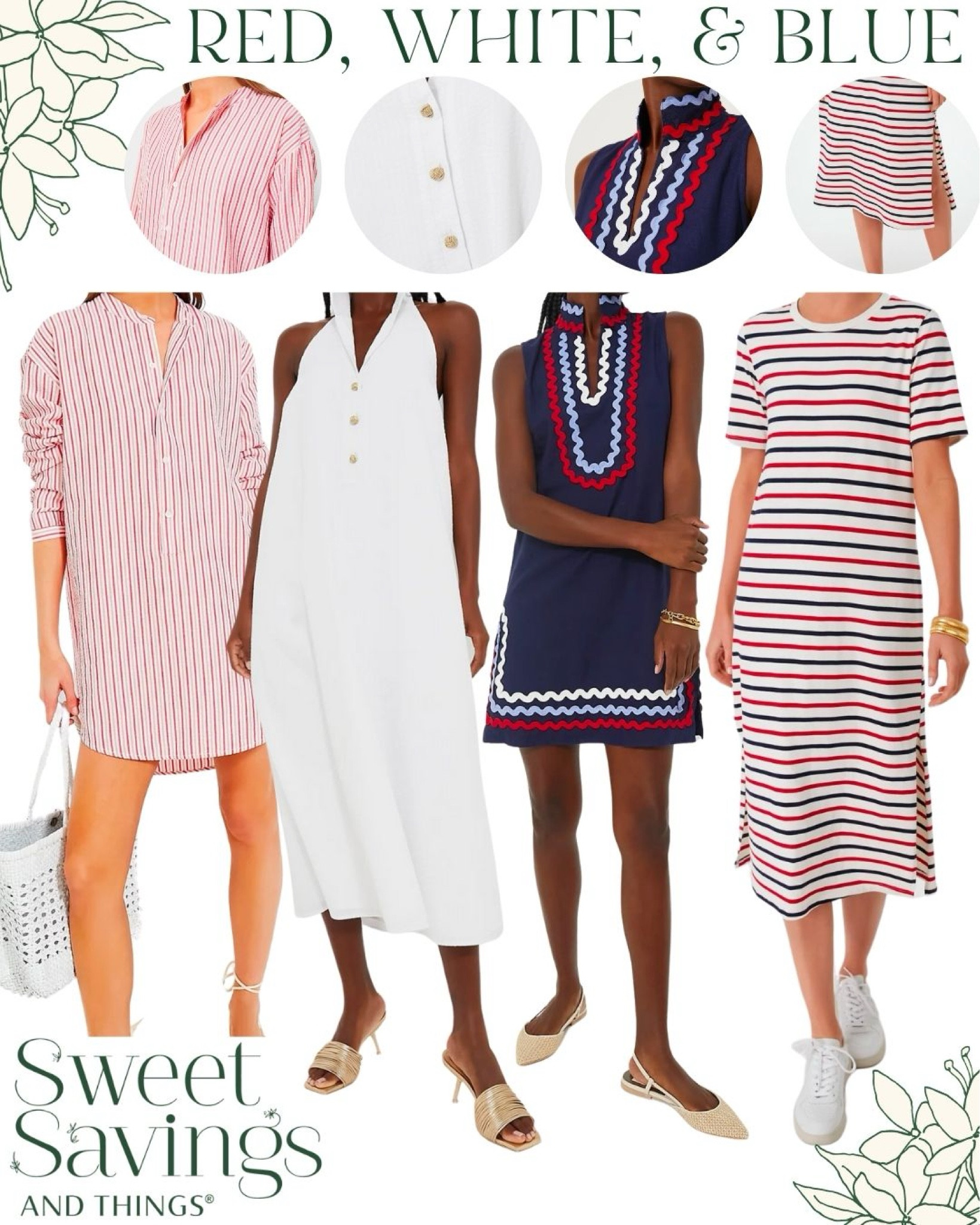 Vacay Styles: Red, White, and Blue Edition! 💙❤️