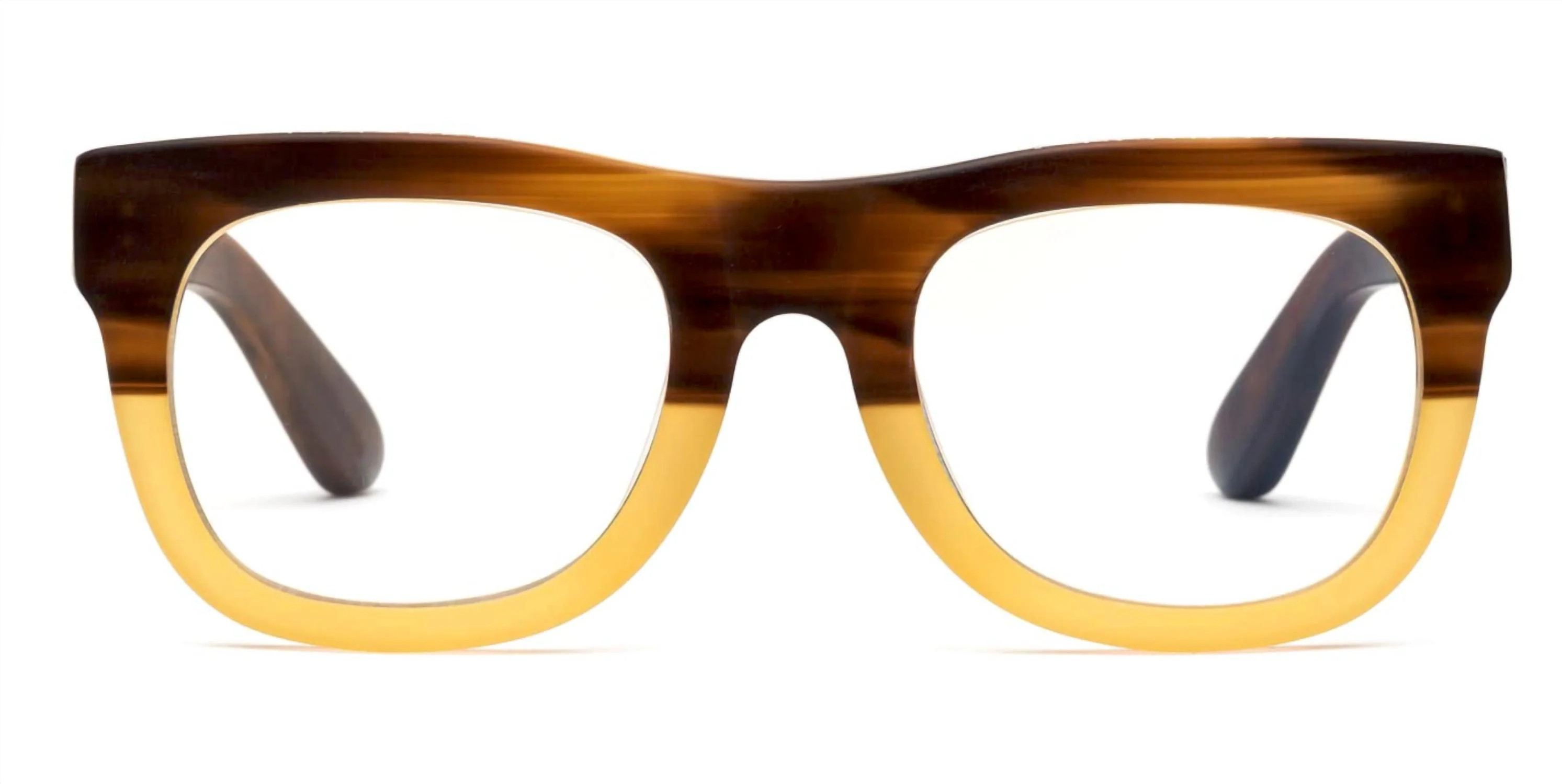 D28 Blue Blocking Lens Eyeglasses In Bullet Coffee | Shop Simon