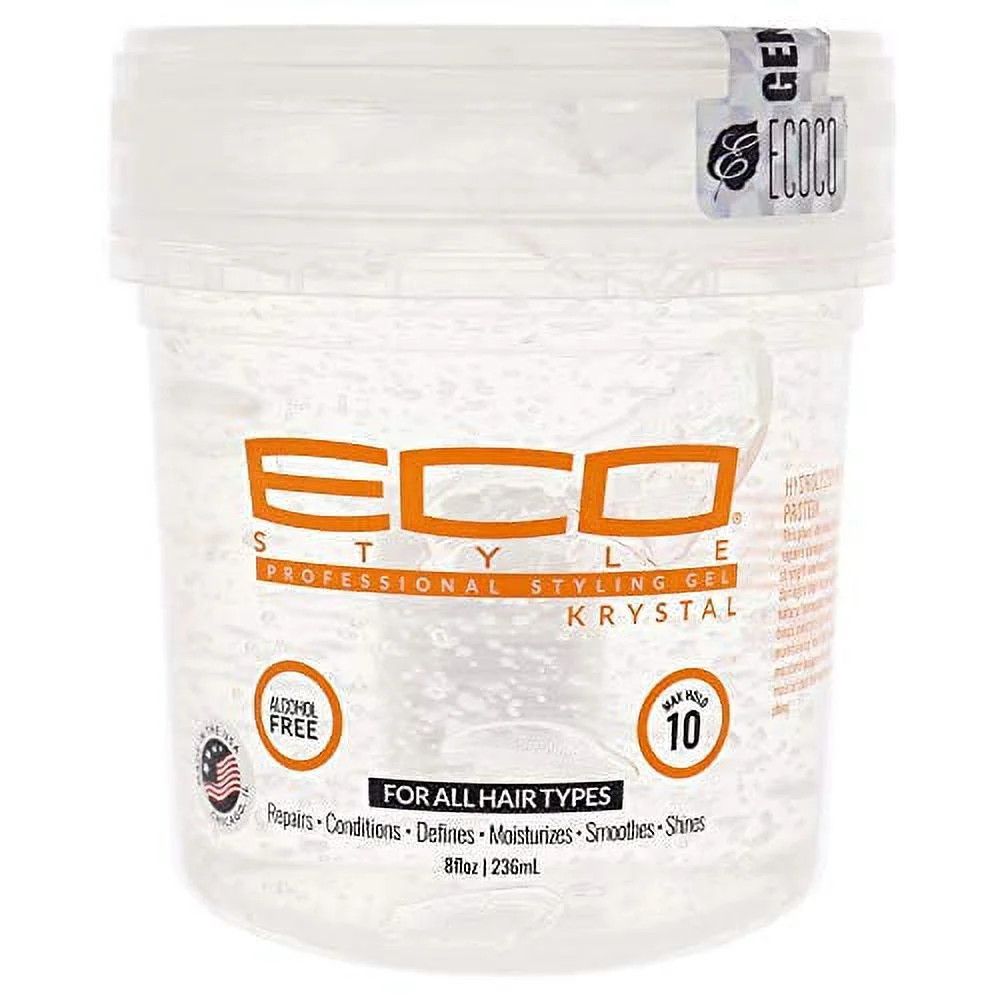 Eco Style Krystal Professional Styling Gel for All Hair Types, 8 oz | Walmart (US)