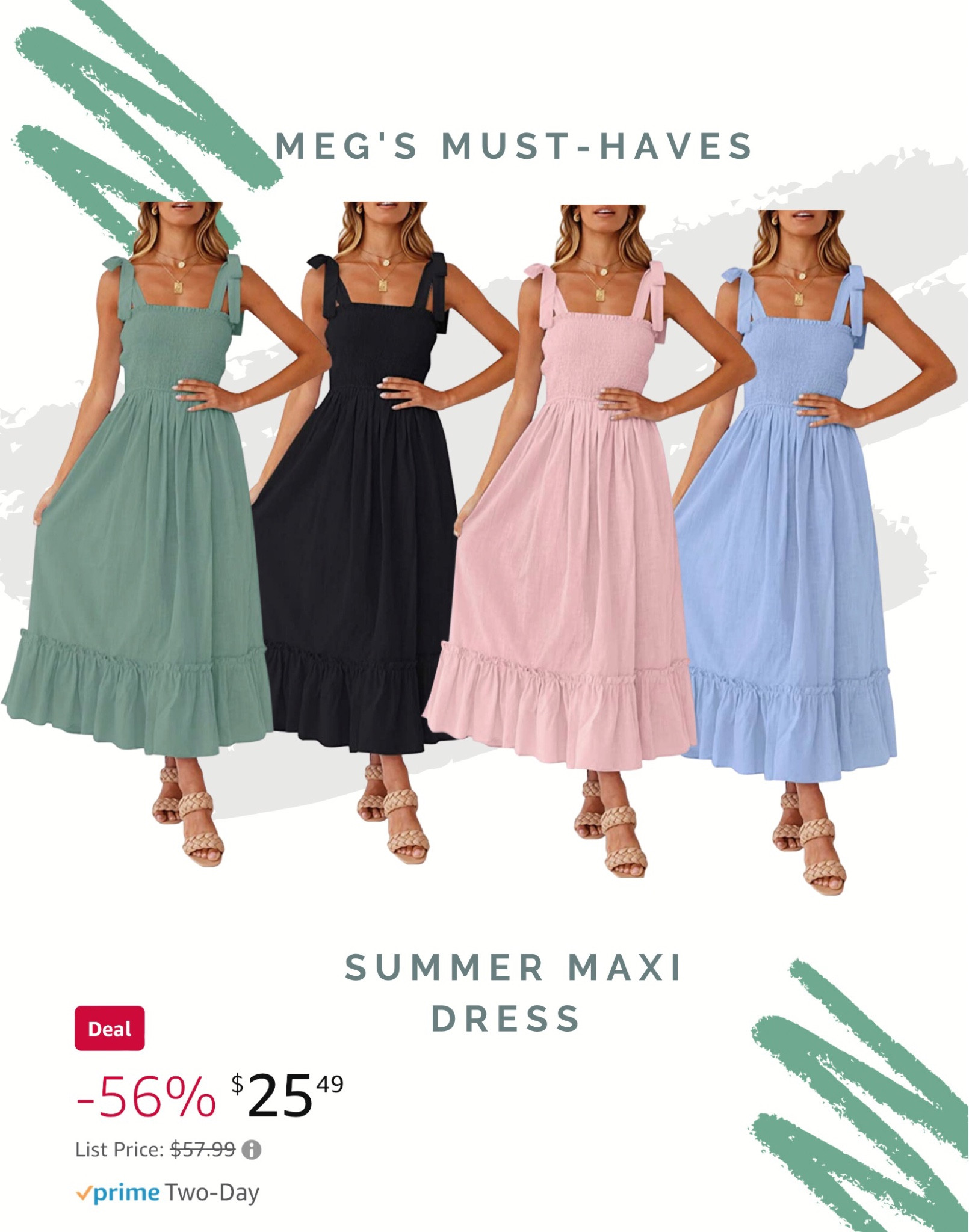 Great Maxi to add to Summer Wardrobe and most colors are 56% off today!! #amazonfinds #amazonstorefront #megsmusthaves 

#LTKsalealert #LTKunder50 #LTKSeasonal