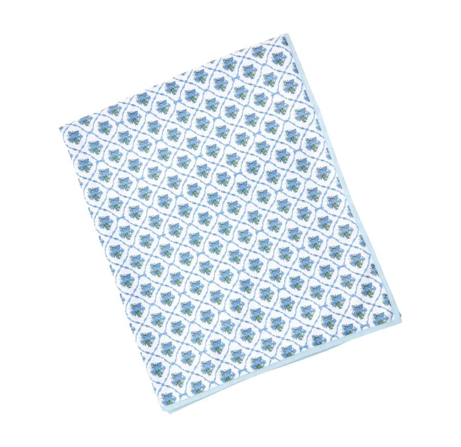Blue Bouquet Tablecloth | Over The Moon