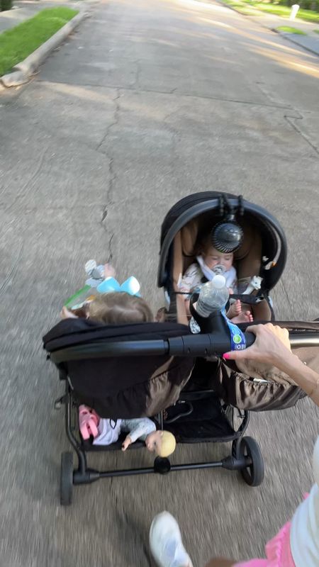 Summer stroller walk essentials: fans, mosquito stickers, and as always, snacks! I’m still loving this double stroller with car seat for when I know Colton needs a nap! 

#LTKbaby #LTKActive #LTKkids