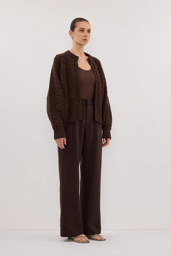 TOM CHOC CABLE KNIT CARDIGAN | DISSH