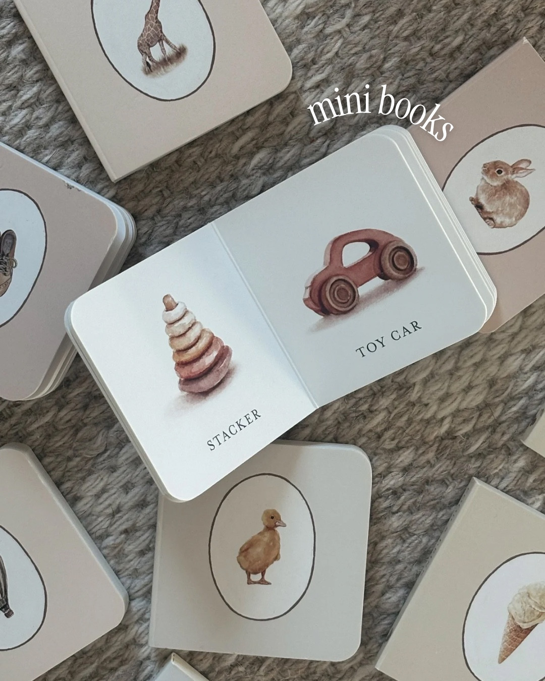 Mini books for teaching new words 📚🤍

Little books that make learning fun. These mini vocabulary books are perfect for introducing everyday words, animals, colors, and objects—simple, engaging, and just the right size for little hands.

Baby vocabulary books, first word books for toddlers, toddler learning books, baby board books, early learning books, books for teaching new words, toddler language development, first words books, baby learning toys, educational books for toddlers

#LTKmomlife #LTKKids #LTKBaby