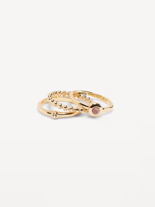 Gold-Plated Ring 3-Pack for Women | Old Navy (US)