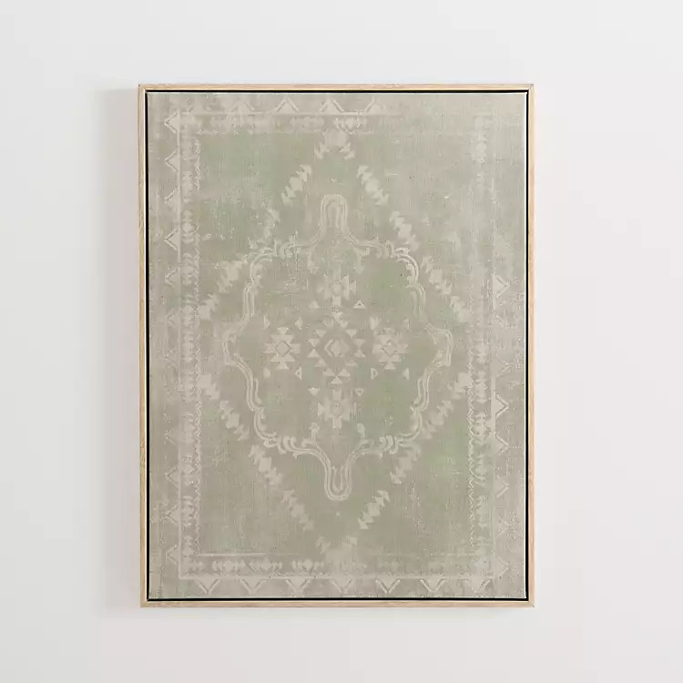 Sage Rug on Canvas Art Print | Kirkland's Home