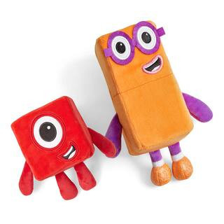 hand2mind® Numberblock 1 & 2 Playful Pals Plush Set | 9.9" x 4.7" x 3.9" Plush Toy | Michaels® | Michaels Stores