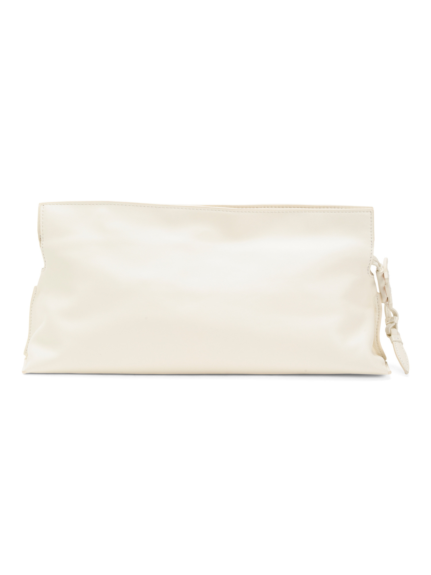 Leather Poppy Oversized Clutch | TJ Maxx