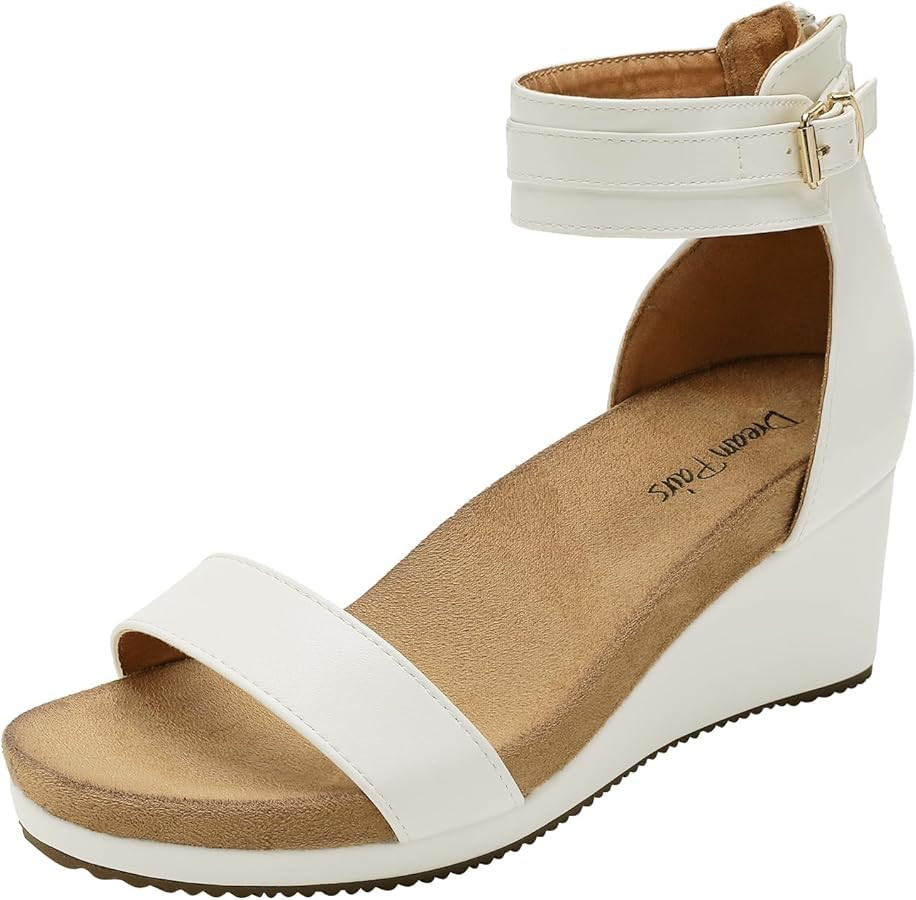 DREAM PAIRS Women's Wedge Sandal | Amazon (US)
