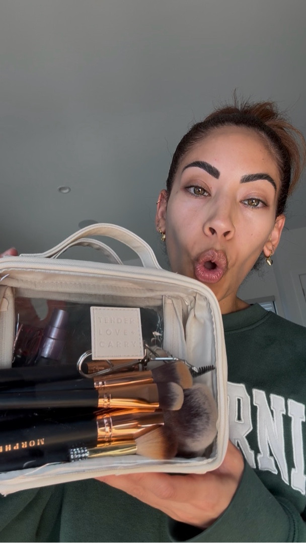 New find! I love that this clear makeup bag is easy to organize, and perfect for seeing all your makeup and skincare at a glance. ✨💄 Couldn’t find the link for the exact, but here are some similar options! 

#LTKgrwm #LTKmomlife #LTKBeauty