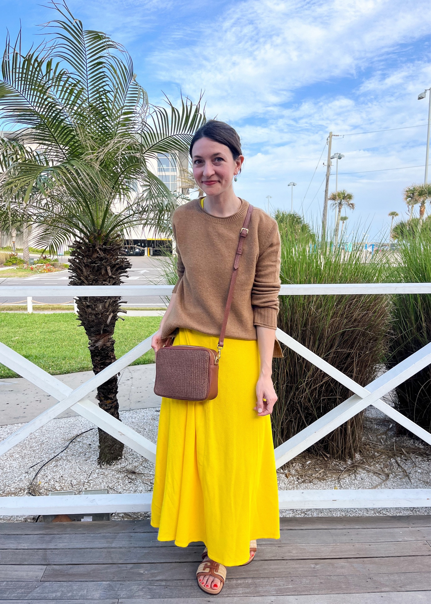 Tempering this bright yellow dress with a few favorite neutral & natural pieces. Linked these plus  some similar pieces from the @shopbop sale! 

#LTKstyletip #LTKSeasonal #LTKitbag