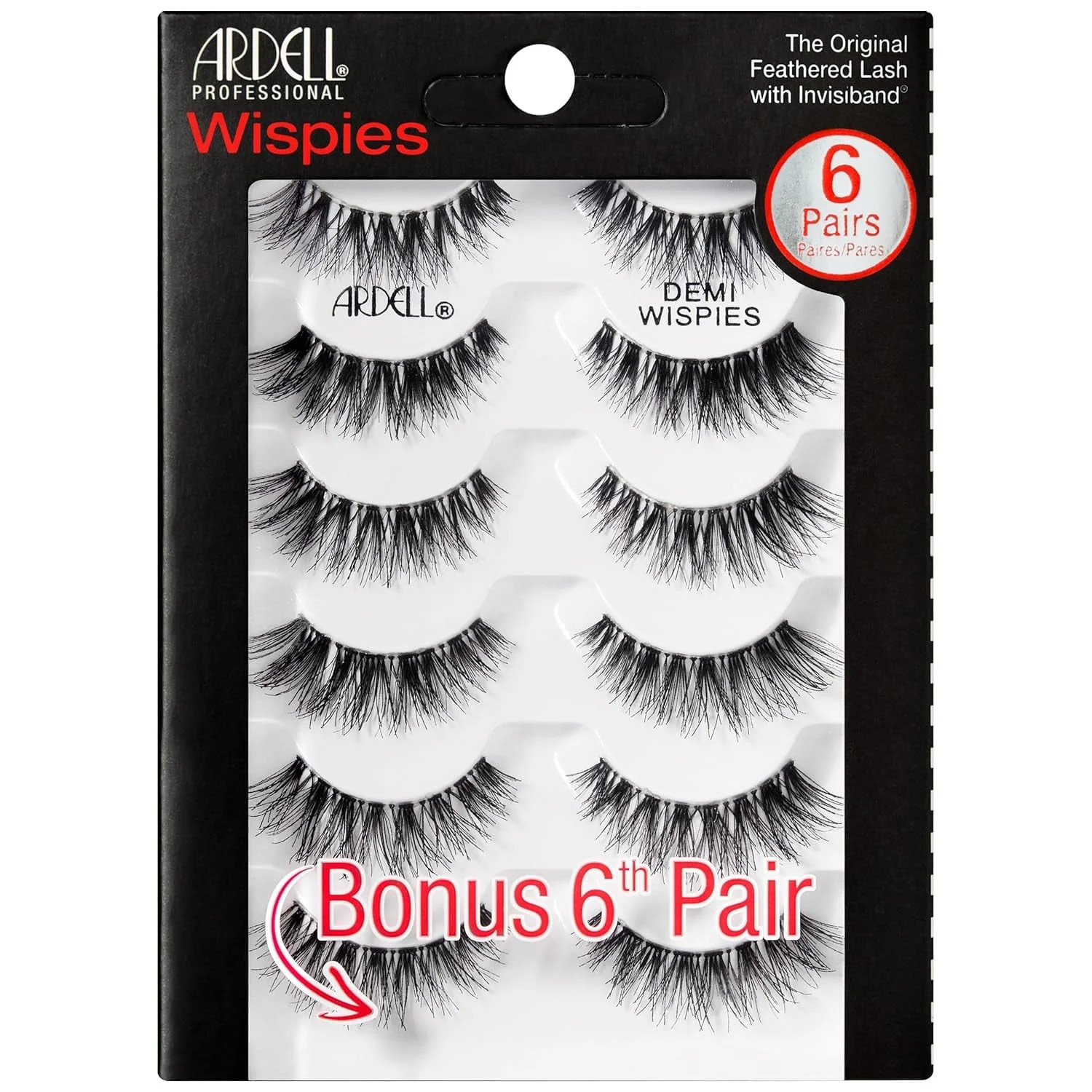 Ardell False Eyelashes Demi Wispies Black, 1 Pack (6 Pairs per pack) | Walmart (US)
