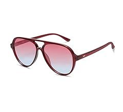 Retro Polarized Aviator Sunglasses Womens Mens Classic Double Bridge Sun Glasses SJ2201 | Amazon (US)