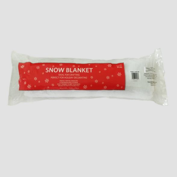 3ft x 8ft Christmas Faux Decorative Snow Roll - Wondershop™ | Target