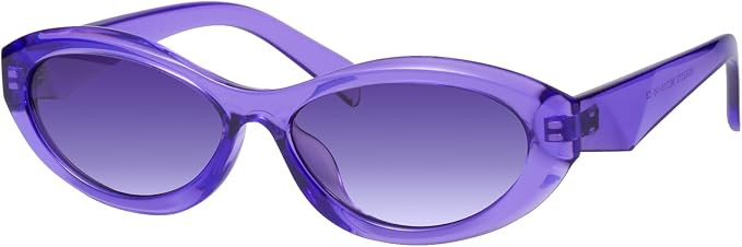 mosanana Oval Cat Eye Sunglasses for Women Retro Y2K Style MS52372 | Geometric Stylish Temples, U... | Amazon (US)