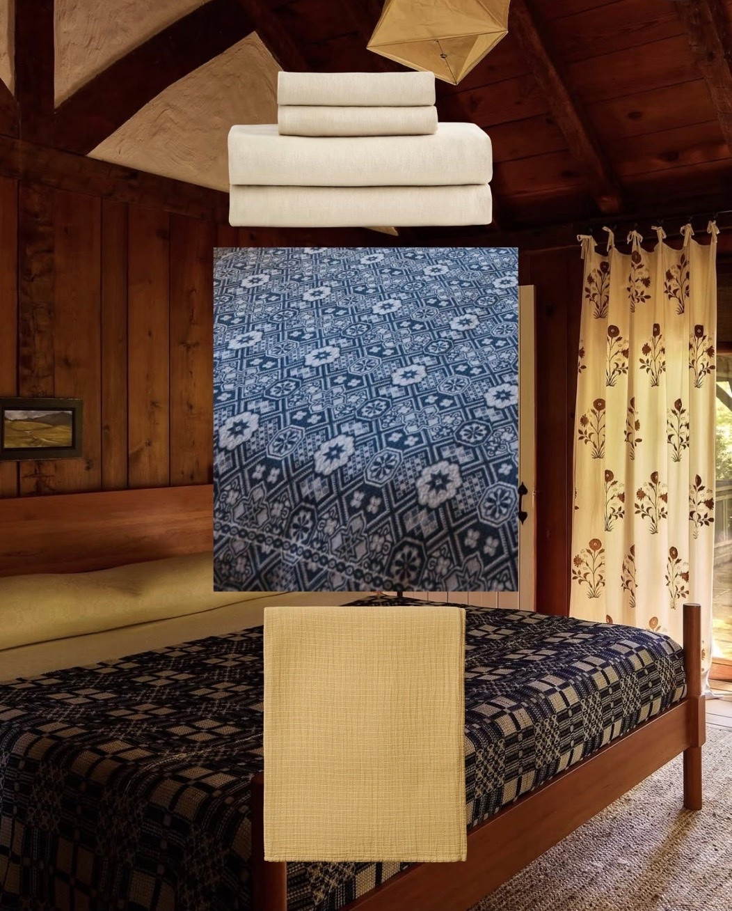 Sheets and coverlet listed. The mosaic quilt is by Odd Bird Co.

#LTKHome
