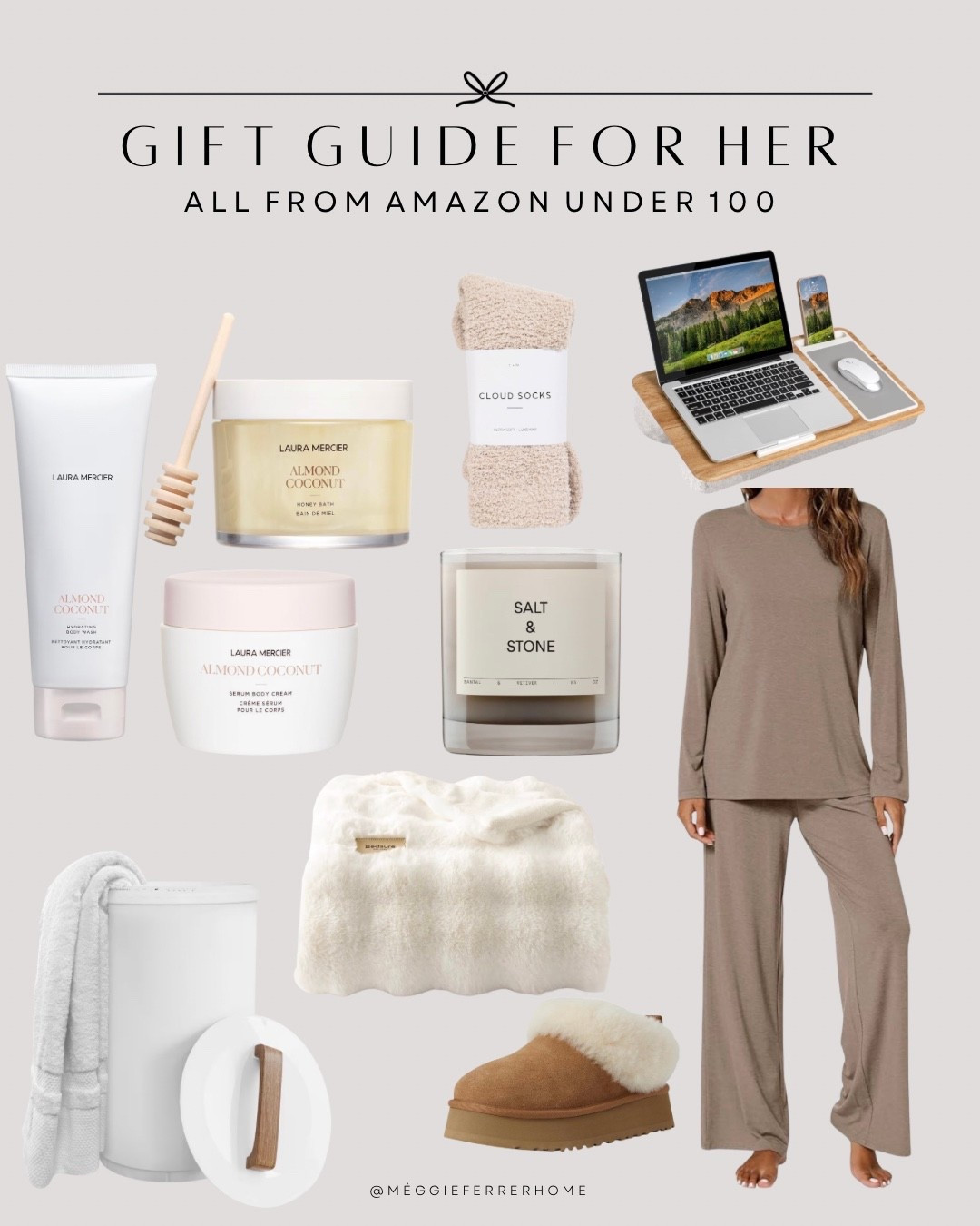 Gift Guide for Her 🤍
Pulled together some of my fave under $100 Amazon finds that feel luxe without the price tag. Think cozy sets, the softest socks, spa like body care, and a few little treats she’ll actually use every single day. Perfect for your bestie, your mom, your sister… or honestly just grab one for yourself too.


#GiftGuideForHer #AmazonHoliday #HolidayGiftsUnder100 

#LTKHoliday #LTKHoliday #LTKGiftGuide #LTKFindsUnder100