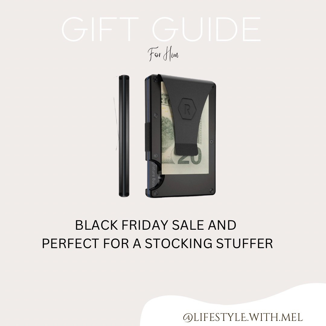 A perfect stocking stuffer for him! My husband has had his for many years now and it’s falling apart. It’s a money clip and a card holder. It’s super slim and can fit in his pockets no matter what kind of pants. No more bulky wallet! I highly recommend. It’s on sale for Black Friday 

#LTKCyberWeek #LTKGiftGuide #LTKHoliday